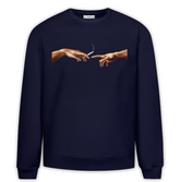 Zeus Smoke Baskılı Premium Oversize Sweatshirt